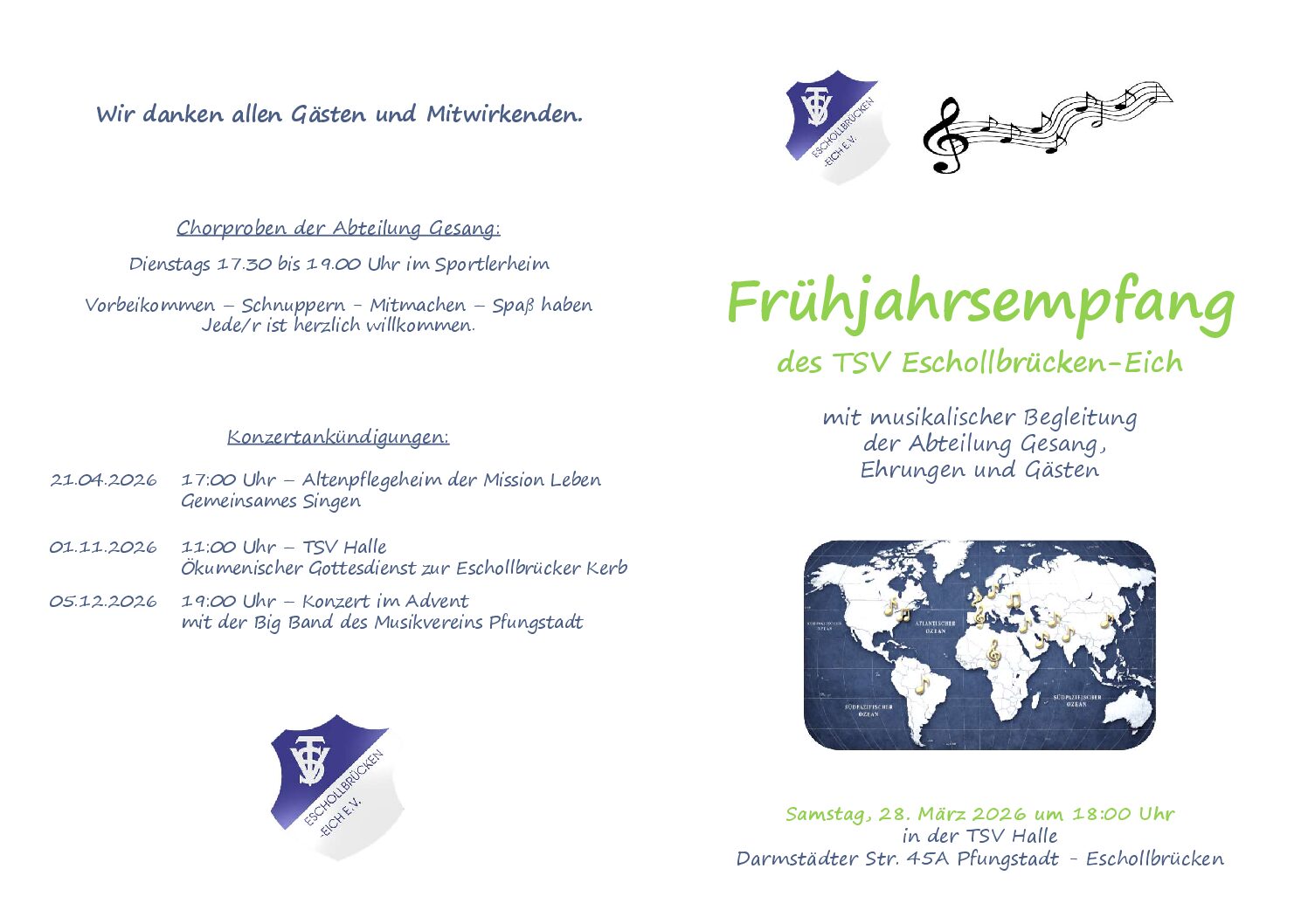 Frühjahrsempfang 2026